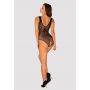 Body Obsessive B134 czarne siateczkowe z otwartym krokiem XL XXL - 5