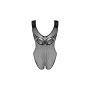 Body Obsessive B134 czarne siateczkowe z otwartym krokiem XL XXL - 7