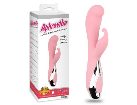Wibrator króliczek Aphrovibe Vertigo Bunny Dream silikonowy 19 cm