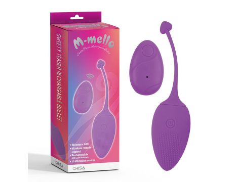 Bezprzewodowe wibrujące jajko Sweety Teaser M-mello USB