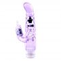 Wibrator króliczek CrystalJELLY My Dual Pleasure fioletowy 21 cm - 3