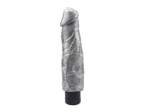 Wibrator realistyczny srebrny DarkMuscle 23,5 cm - 2