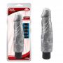 Wibrator realistyczny srebrny DarkMuscle 23,5 cm - 2