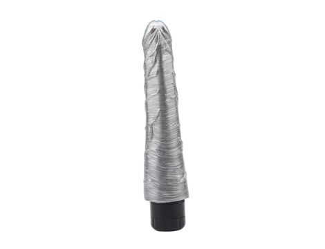 Wibrator realistyczny DarkMuscle Johnny Boner srebrny 23 cm - 3