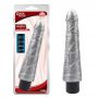 Wibrator realistyczny DarkMuscle Johnny Boner srebrny 23 cm - 2