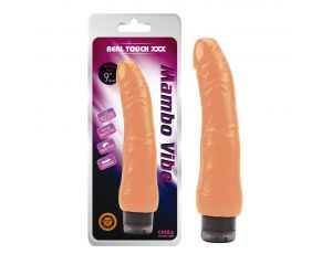 Wibrator realistyczny Mambo Vibe brązowy T Skin 22,5 cm