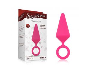 Korek analny silikonowy Sweet Breeze Candy Plug L różowy