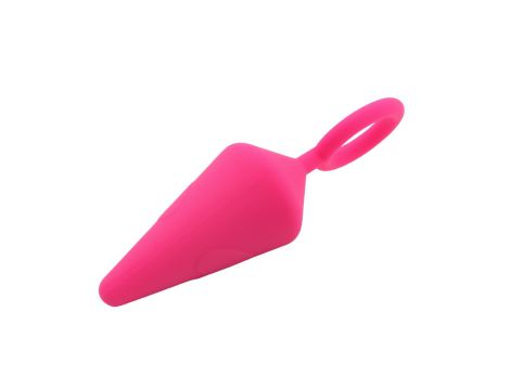 Korek analny silikonowy Sweet Breeze Candy Plug L różowy - 5