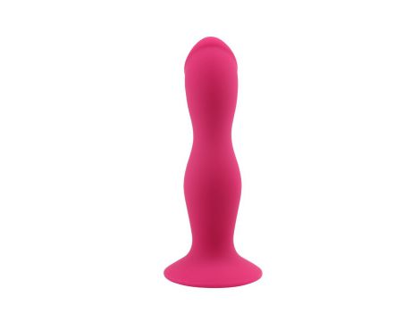 Dildo analne silikonowe Sweet Breeze różowe 15 cm z przyssawką - 2