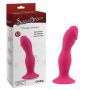 Dildo analne silikonowe Sweet Breeze różowe 15 cm z przyssawką - 2