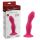 Dildo analne silikonowe Sweet Breeze różowe 15 cm z przyssawką