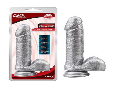 Dildo realistyczne Ben Dover srebrny DarkMuscle
