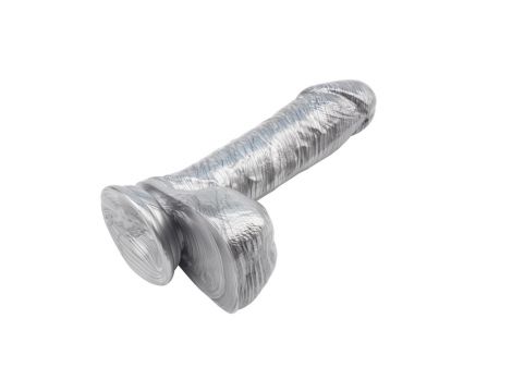Dildo realistyczne Ben Dover srebrny DarkMuscle - 5