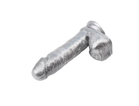 Dildo realistyczne Ben Dover srebrny DarkMuscle - 6