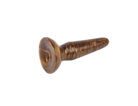 Dildo analne DarkMuscle Gosling Todt złote 10 cm PVC - 4