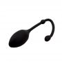 Kulka waginalna silikonowa Black Mont Velvet Kiss iOrgasm czarna 5 cm - 4