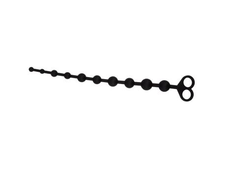 Koraliki analne silikonowe Black Mont 30 cm - 2