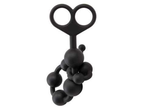Koraliki analne silikonowe Black Mont 30 cm - 4