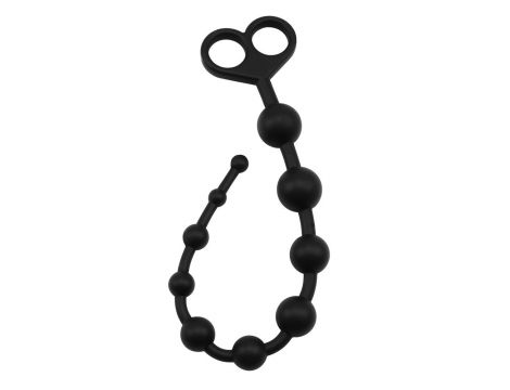Koraliki analne silikonowe Black Mont 30 cm - 5