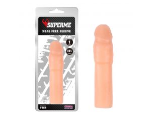 Przedłużka na penisa realistyczna rozciągliwa Super Me 17 cm