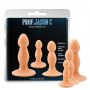Zestaw korków analnych T Skin Prof.Jason C 2.5 3.4 3.9 cm - 2