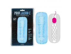 Rękaw masturbatora Prof.Jason C Palm Stroker No.6 niebieski 12.5cm