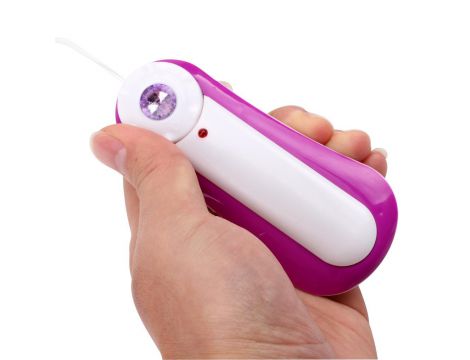 Wibrator teleskopowy James Deen z moszną i pilotem 21.5 cm - 11