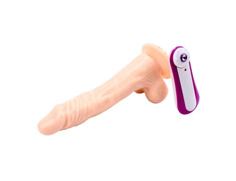 Wibrator teleskopowy James Deen z moszną i pilotem 21.5 cm - 13