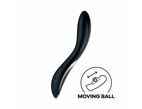 Wibrator punktu G Satisfyer Rolling Explosion czarny USB 22 cm - 2