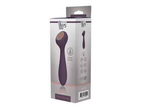 Wibrator Royal Fantasies Panacea fioletowy z podgrzewaniem LED USB