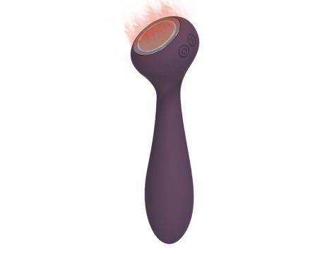 Wibrator Royal Fantasies Panacea fioletowy z podgrzewaniem LED USB - 2