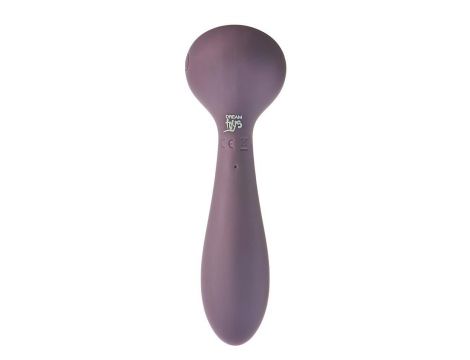 Wibrator Royal Fantasies Panacea fioletowy z podgrzewaniem LED USB - 5