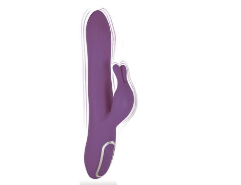 Wibrator króliczek Isabella silikonowy fioletowy USB 5 funkcji wodoodporny - 4