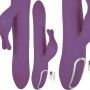 Wibrator króliczek Isabella silikonowy fioletowy USB 5 funkcji wodoodporny - 2