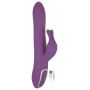 Wibrator króliczek Isabella silikonowy fioletowy USB 5 funkcji wodoodporny - 4
