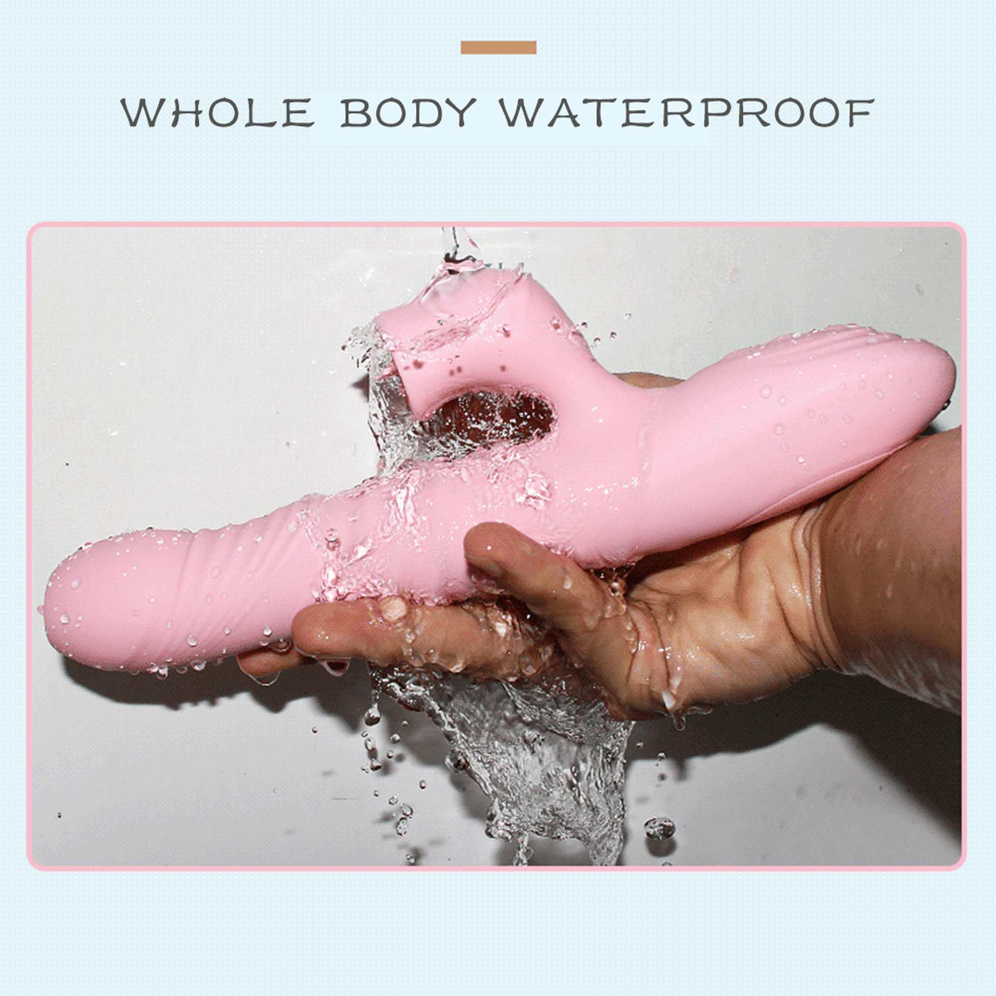 wibrator królik grzejący zwinny języczek rotuje