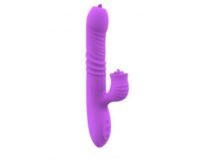 Wibrator Lyla silikonowy fioletowy USB 21 cm