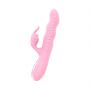 Wibrator Arlene Lyla silikonowy z ruchem USB 23 cm różowy - 3