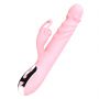 Wibrator z ruchem posuwistym Lyla różowy USB 22 cm - 2