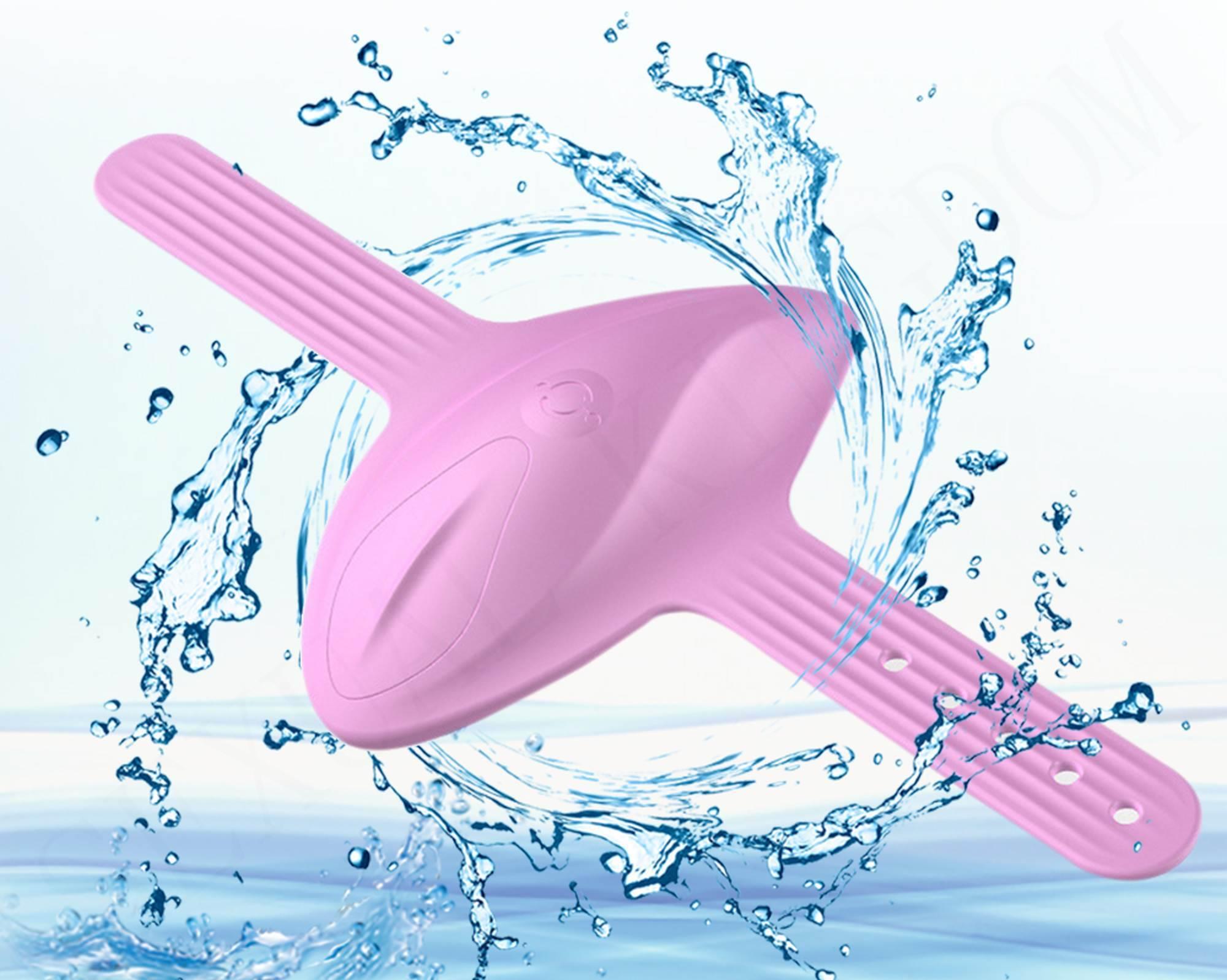 wibrator masażer do majtek zapinany z pilotem