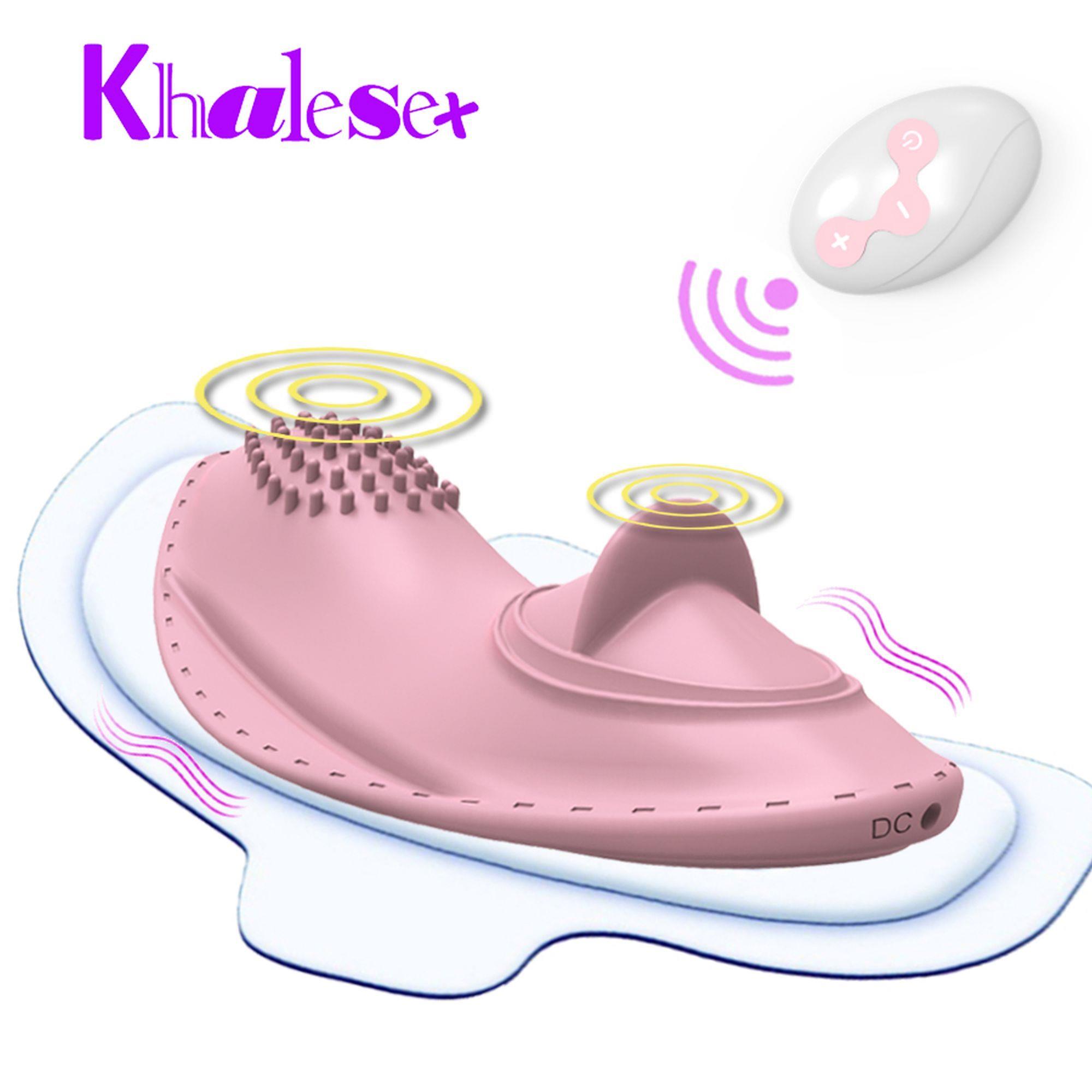 wibrator masażer do majtek na pilota różowy