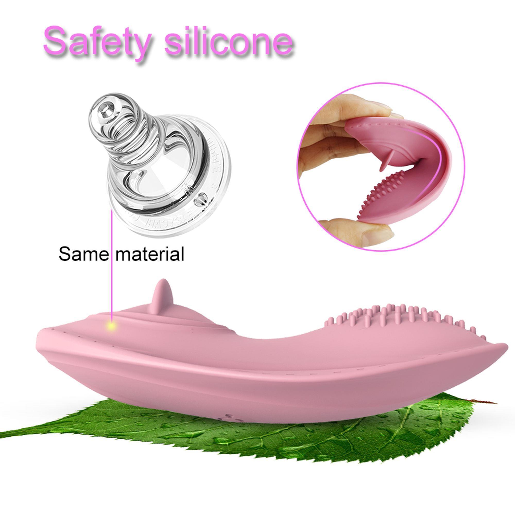 wibrator masażer do majtek na pilota różowy