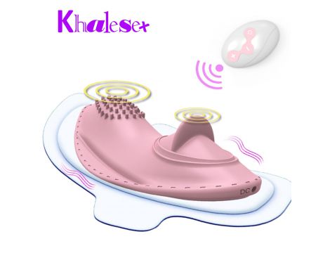 Stymulator łechtaczki do majtek Lyla cichy bezprzewodowy różowy - 5