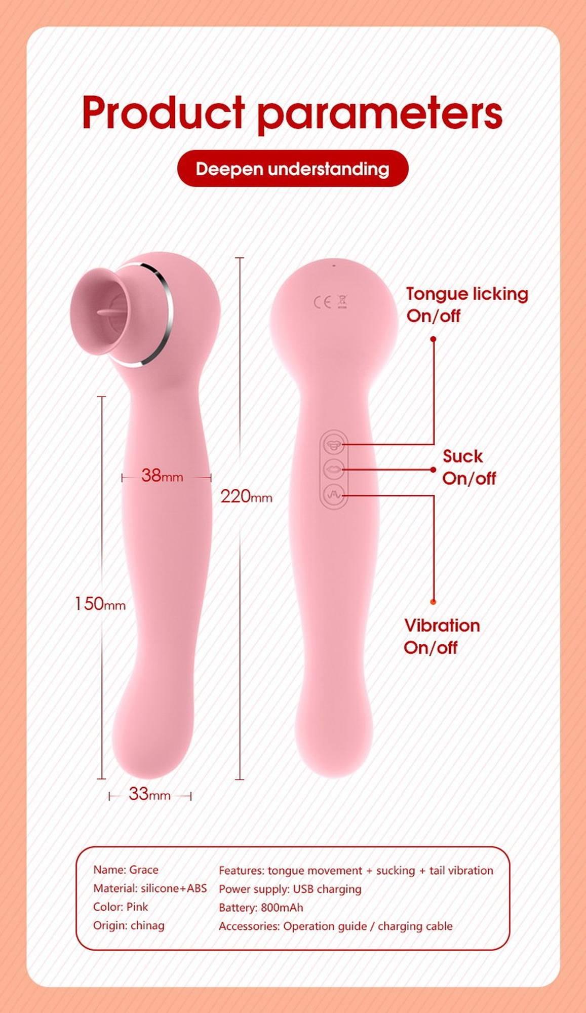 stymulator dla kobiet 2w1 wibracje ssanie