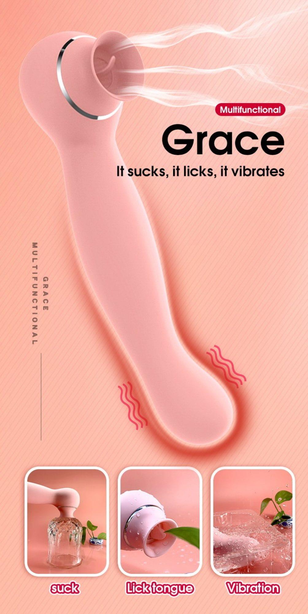 stymulator dla kobiet 2w1 wibracje ssanie