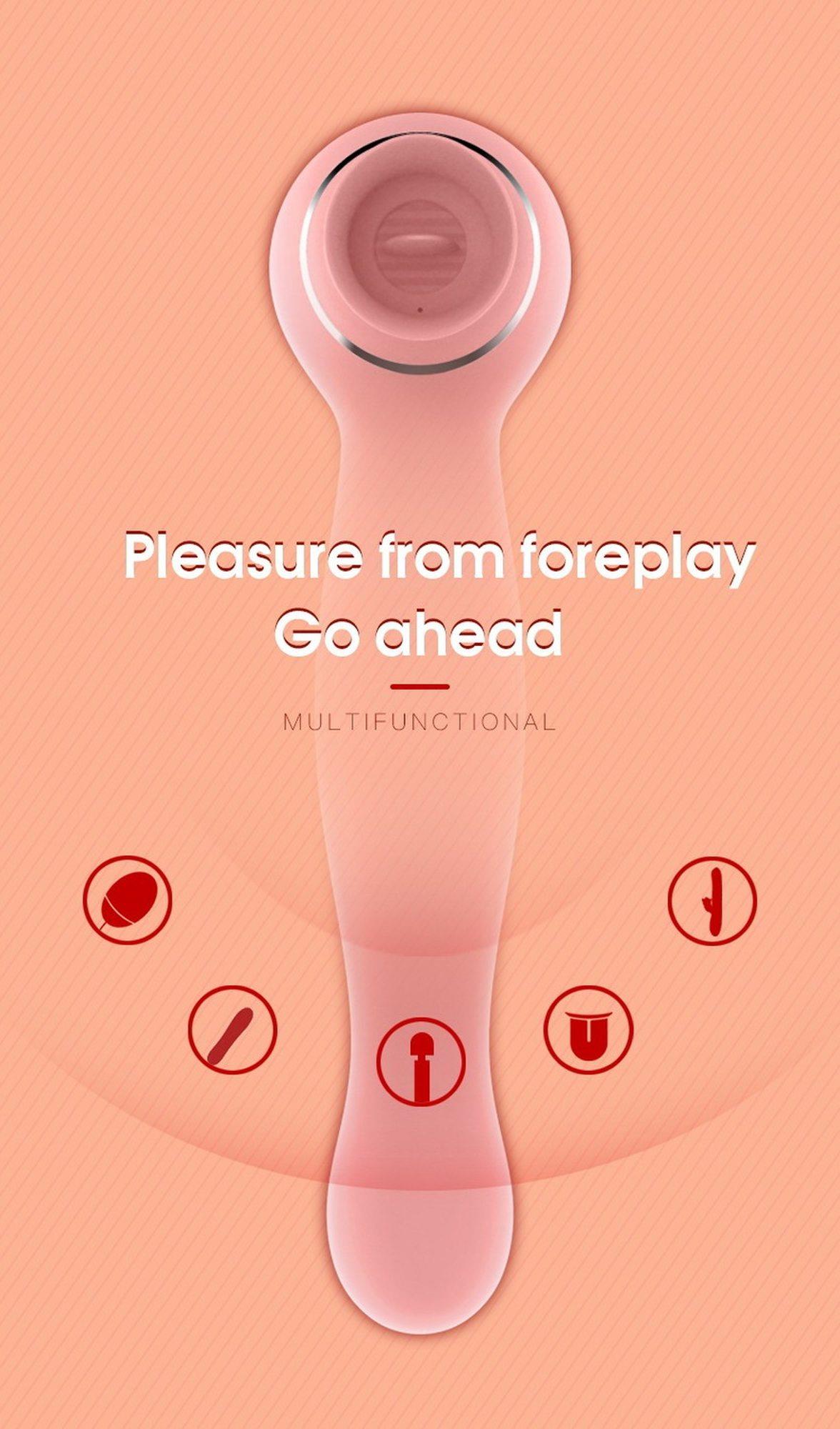 stymulator dla kobiet 2w1 wibracje ssanie