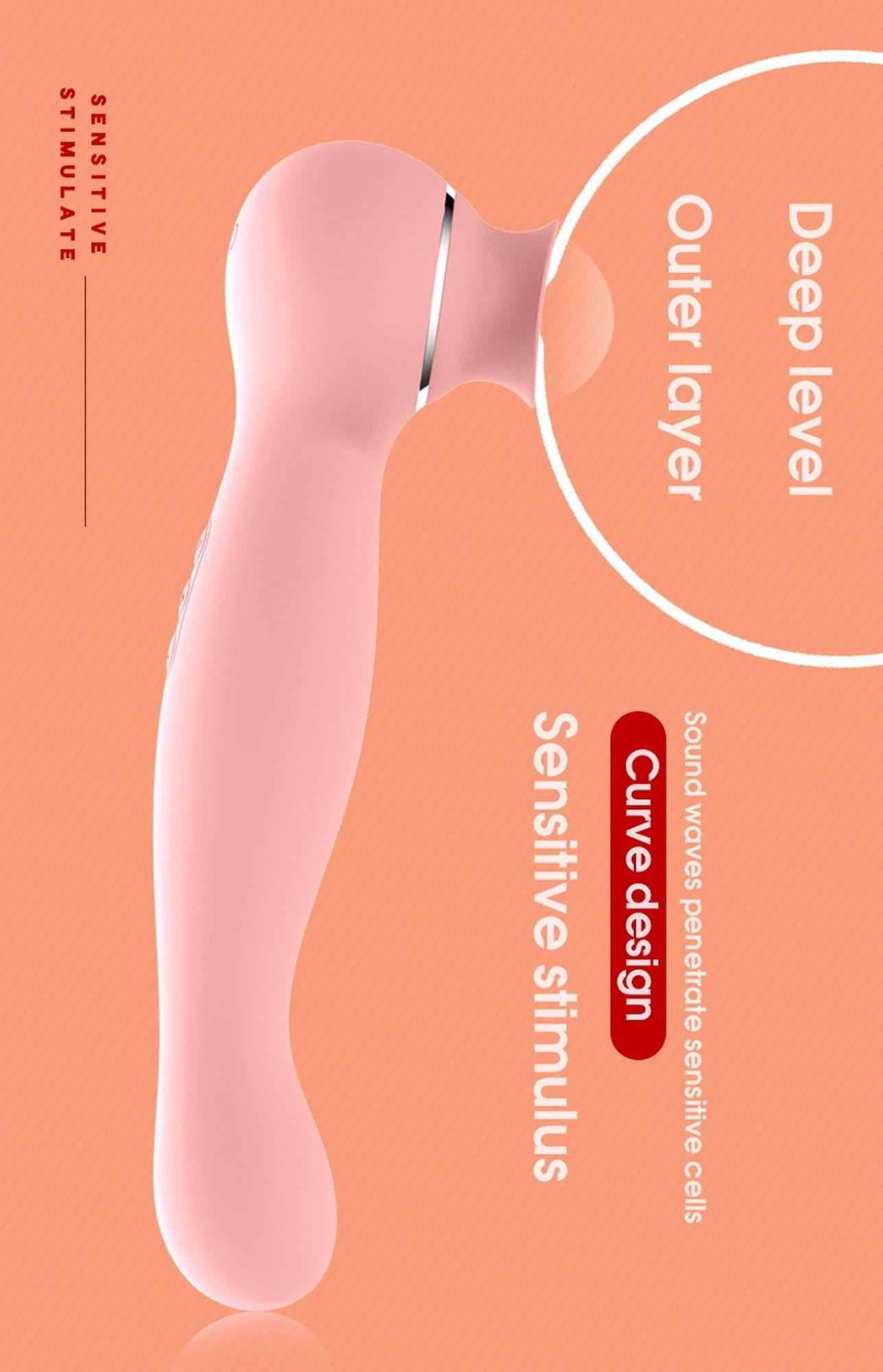 stymulator dla kobiet 2w1 wibracje ssanie