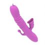 Wibrator stymulator łechtaczki z ząbkami i analny Lyla fioletowy USB - 2