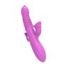 Wibrator stymulator łechtaczki z ząbkami i analny Lyla fioletowy USB - 4