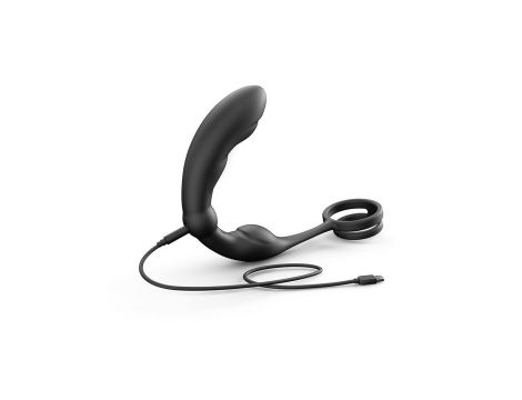 Silikonowy masażer prostaty z podwójnym pierścieniem Dorcel 18 cm - 3